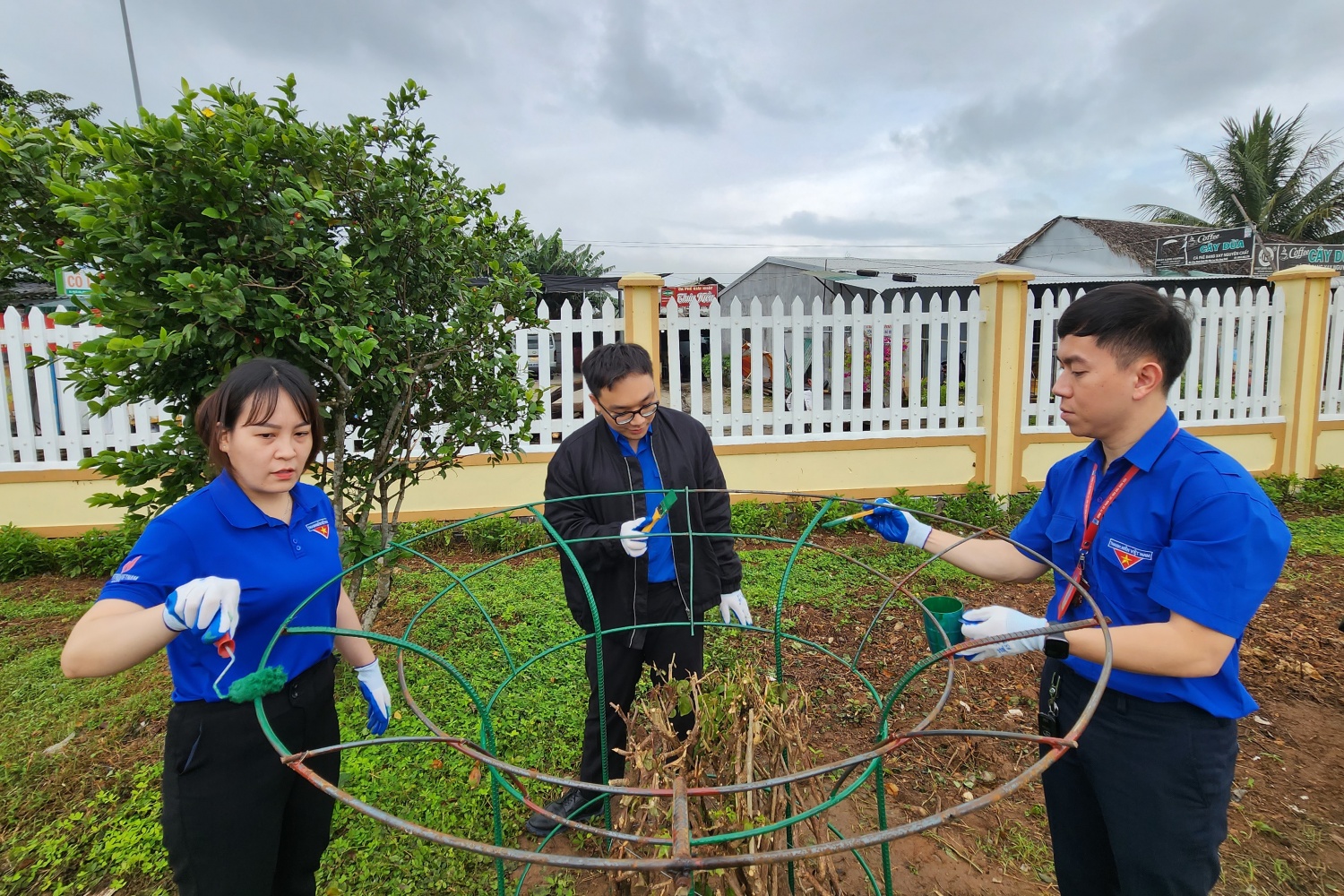 Đoàn Thanh niên BSR tổ chức trồng cây, làm đẹp tuyến đường vào NMLD Dung Quất Đoàn Thanh niên BSR tổ chức trồng cây, làm đẹp tuyến đường vào NMLD Dung Quất