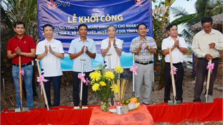 PVI tài trợ dự án cấp nước sinh hoạt cho người dân tại Cà Mau