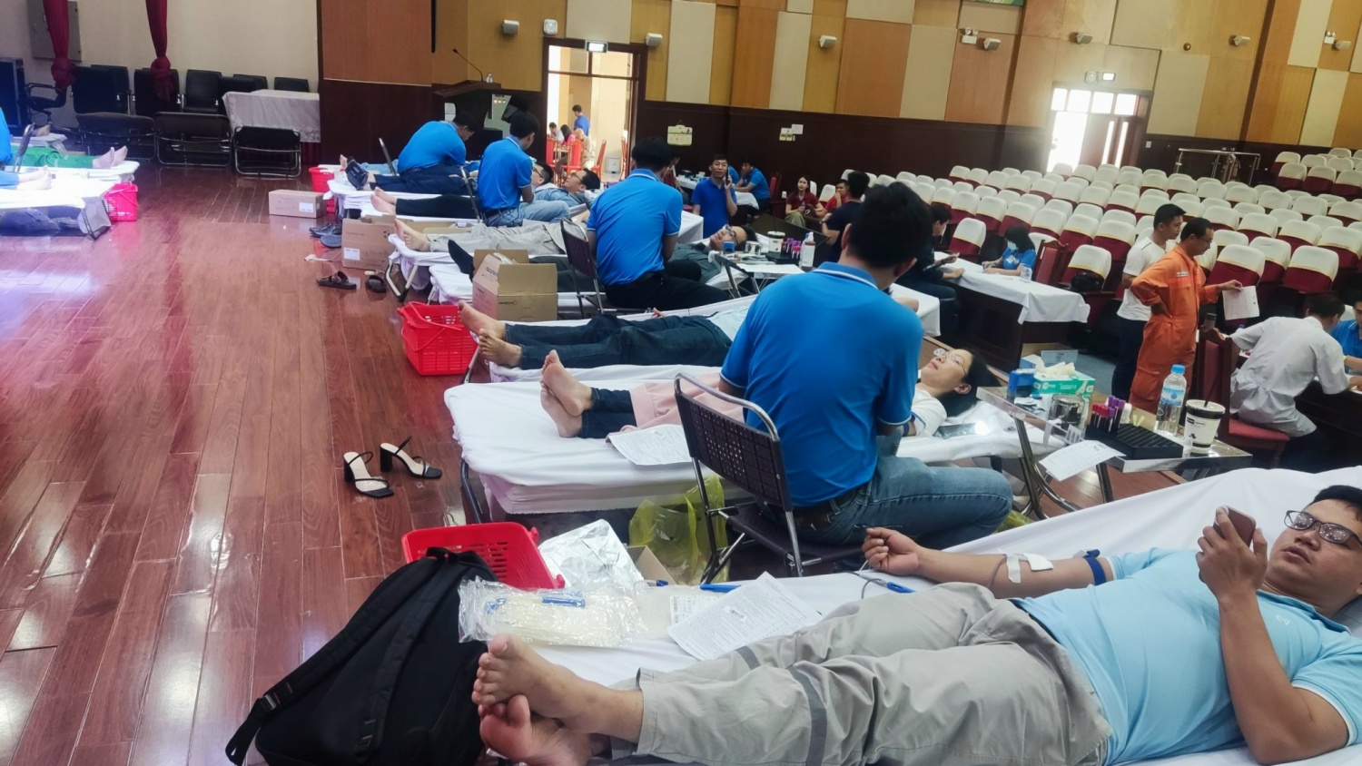 Đoàn Thanh niên Nhà máy Đạm Phú Mỹ tổ chức hiến máu nhân đạo