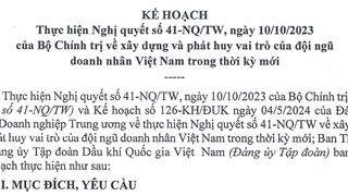 Thực hiện nghị quyết số 41-NQ/TW, ngày 10/10/2023