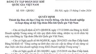 Quyết định thành lập Ban chỉ đạo Công tác truyền thông