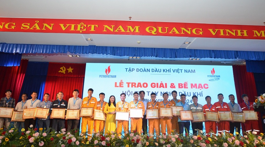 Bế mạc Hội thi tay nghề Dầu khí lần thứ VII năm 2024: Tôn vinh những bàn tay vàng của ngành Dầu khí