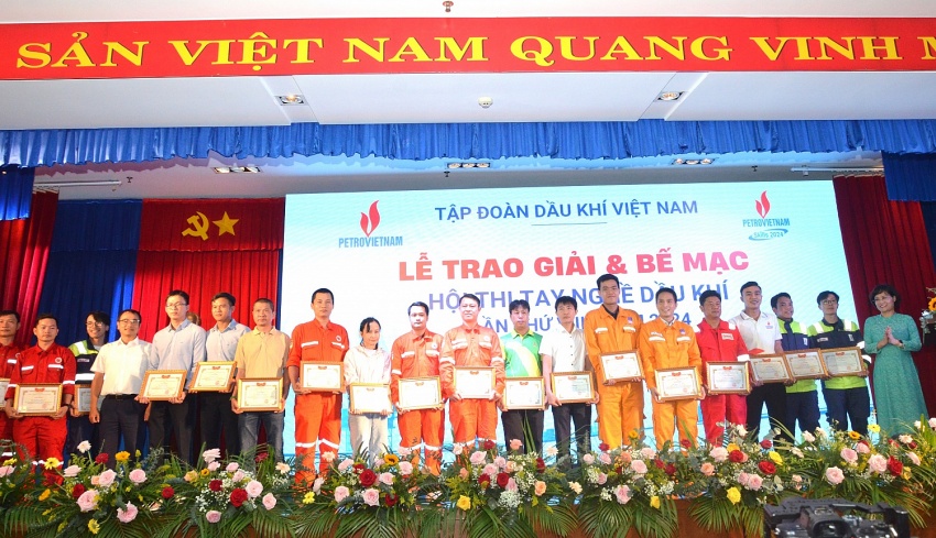 Bế mạc Hội thi tay nghề Dầu khí lần thứ VII năm 2024: Tôn vinh những bàn tay vàng của ngành Dầu khí