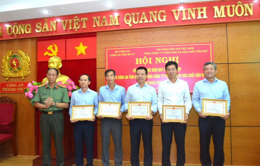 Công an tỉnh BR-VT và PVFCCo phối hợp bảo vệ an ninh – trật tự, an toàn các công trình dầu khí