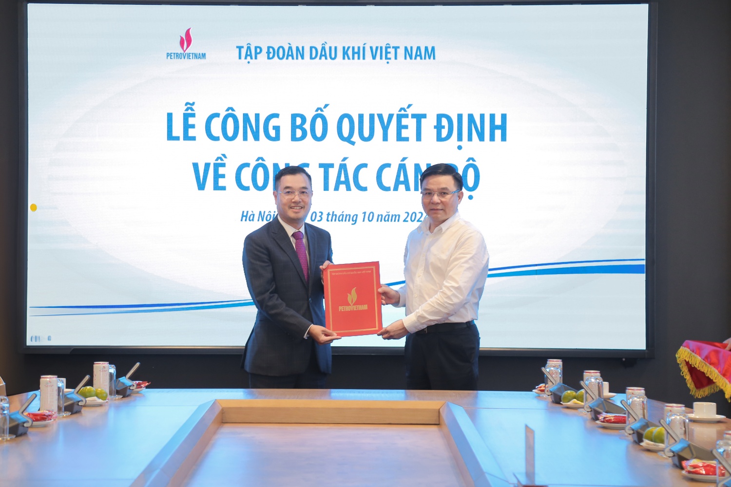 Petrovietnam công bố quyết định bổ nhiệm Trưởng Ban Quản lý Hợp đồng dầu khí”