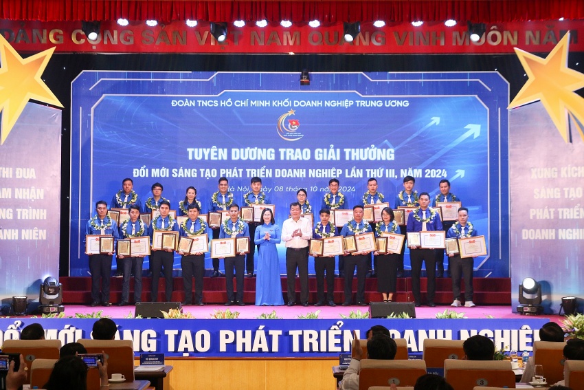 Tuổi trẻ Dầu khí đạt Giải thưởng đổi mới sáng tạo phát triển doanh nghiệp lần thứ III, năm 2024