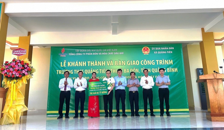 PVFCCo đồng hành cùng sự phát triển giáo dục”