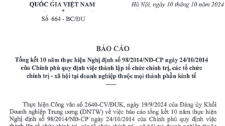 Tổng kết 10 năm thực hiện Nghị định số 98/2014/NĐ-CP ngày 24/10/2014