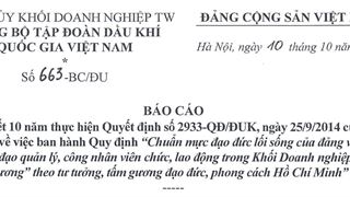 Báo cáo Tổng kết 10 năm thực hiện Quyết định số 2933-QĐ/ĐUK