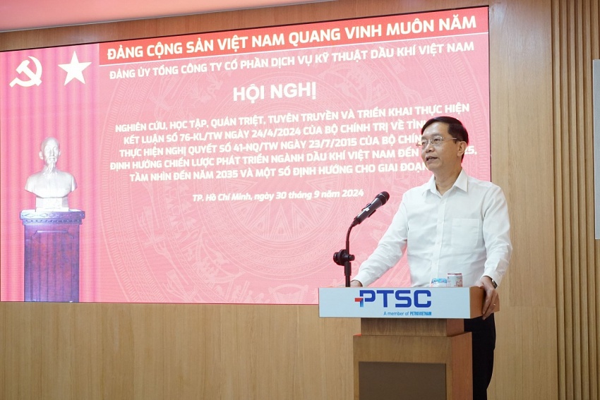 Đảng ủy PTSC quán triệt, triển khai thực hiện Kết luận số 76-KL/TW