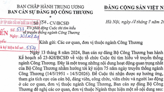 Phát động cuộc thi tìm hiểu về truyền thống ngành công thương.