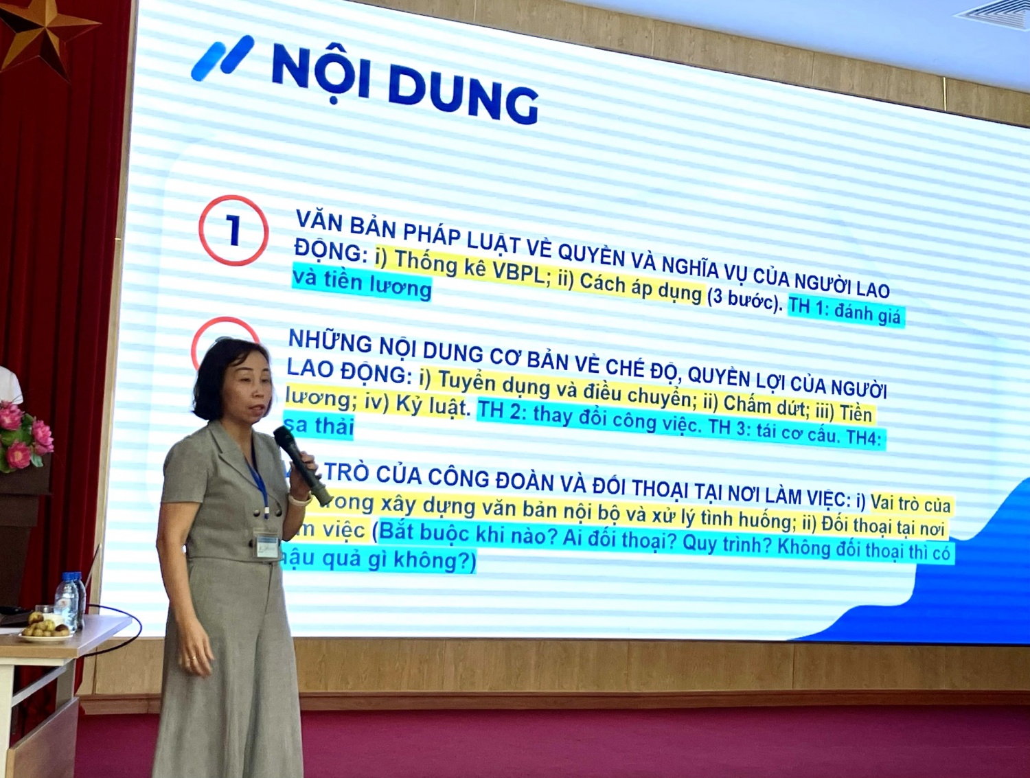 Nâng cao kiến thức pháp luật cho cán bộ công đoàn tại NMNĐ Thái Bình 2