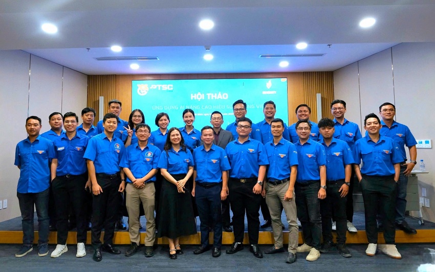 Đoàn thanh niên PTSC tổ chức Hội thảo ứng dụng AI, nâng cao hiệu suất công việc Đoàn thanh niên PTSC , Hội thảo ứng dụng AI , nâng cao hiệu suất công việc , Đoàn Thanh niên Cơ quan Tổng công ty PTSC , Trường Đại học Dầu khí Việt Nam ,